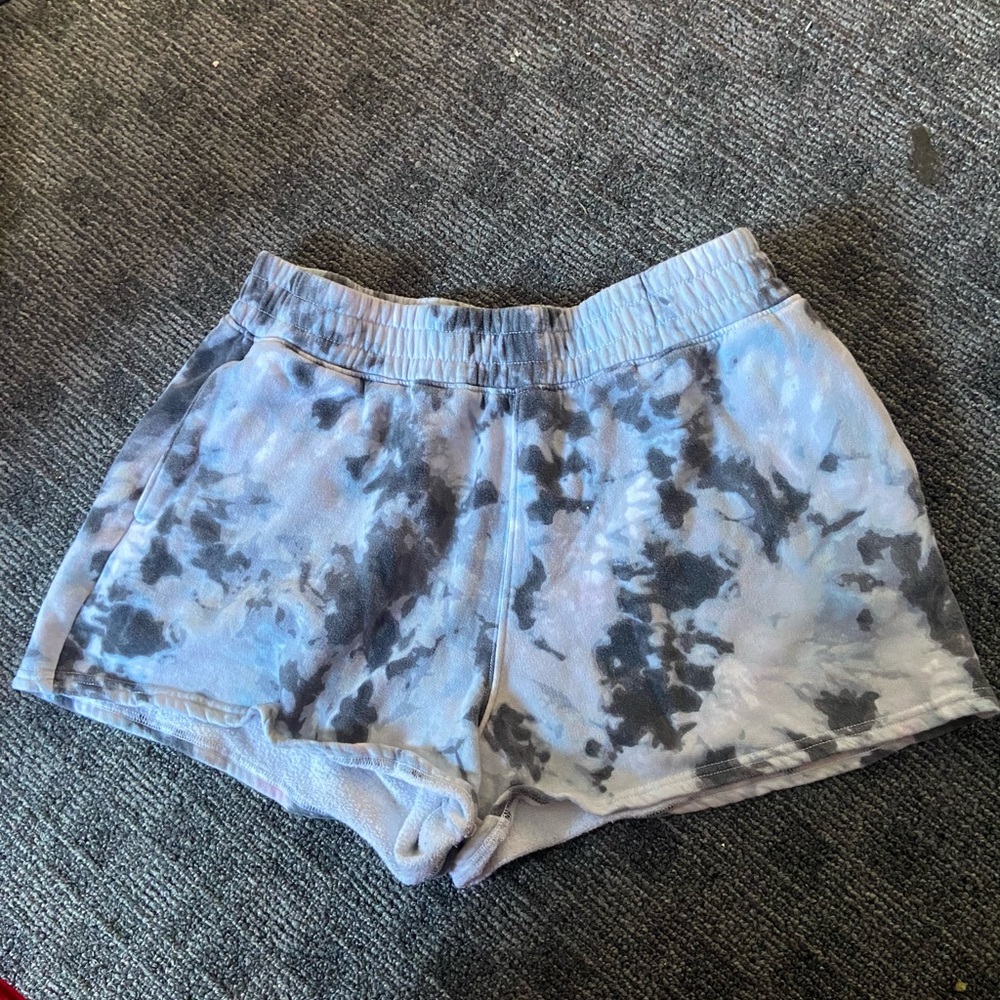 Hollister tie dye high waisted shorts
